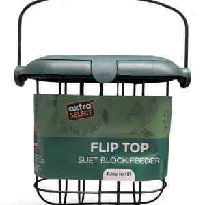 Flip Top Suet Block Feeder