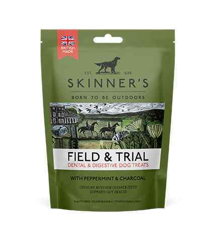 Field & Trial Dental & Digestive Dog Treats with Peppermint & Charcoal