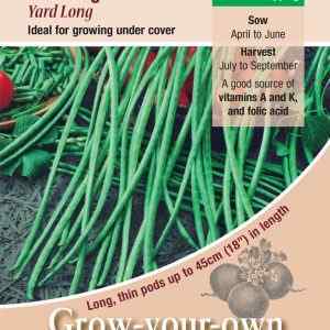 Climbing French Bean, Yard Long